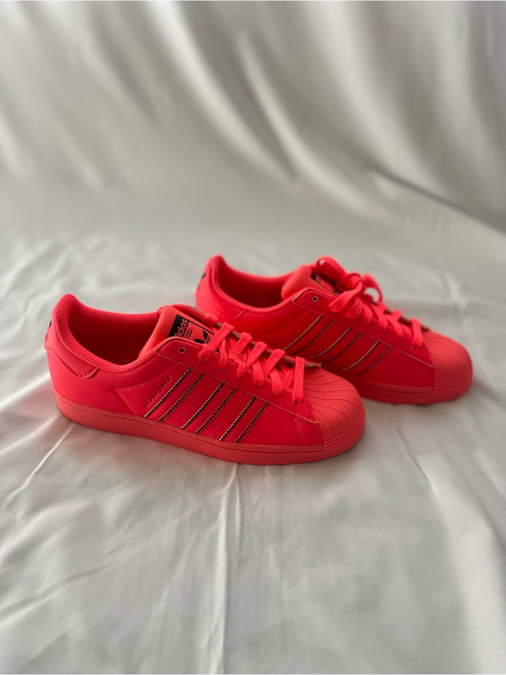 adidas Neon Classic Shell-Toe Sneakers - Picture 3 of 16